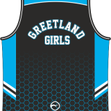 Greetland Girls Junior Basketball Vest Black