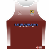 Millom Maroon Vest Open Age (Junior Sizes)