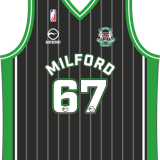Milford Junior Basketball Vest – Black