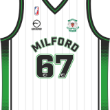 Milford Basketball Vest White