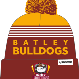 Batley Bulldogs Bobble Hat Amber – Junior