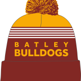 Batley Bulldogs Bobble Hat Amber – Junior