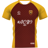 Dewsbury Moor Maroon Warm Up Shirt