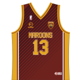 Dewsbury Moor Basketball Vest Maroon